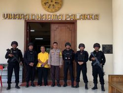 Patroli Brimob Bone Sasar Vihara,Danyon Ichsan: Untuk Berikan Berikan Rasa Aman