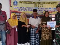 Penyaluran BLT DD di Desanya Ini yang di Lakukan Babinsa Koramil 13 Sibulue