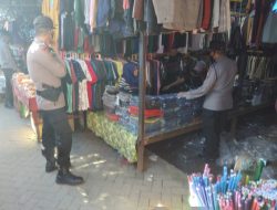 Pantau Situasi Kamtibmas, Personel Polsek Kahu Patroli di Pasar Tradisional