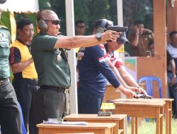 HUT Bhyangkara ke-77, Kapolres Buka Kejuaraan Menembak Antar Personil Polres Wajo
