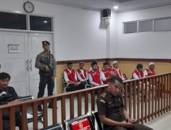 Personel Sat Samapta Disiagakan Berikan Pengawalan Pada Kegiatan Sidang Tahanan Kejaksaan