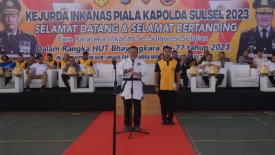 Kejurda Inkanas 2023 Resmi Dibuka Kapolda Sulsel