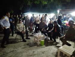 Antisipasi Gangguan Kamtibmas Kapolsek Tempe Adakan Patroli Malam