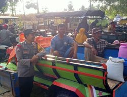 Sambangi Pasar Tradisional Di Desa Timurung, Bhabinkamtibmas Harapkan Ini