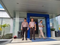 Berikan Rasa Aman, Bripka Khusaeri Personel Samapta Jaga Bank BRI