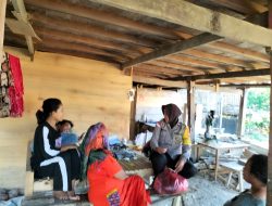 Sambang Desa Binaan, Ibu Bhabin Edukasi Masyarakat Tentang Pentingnya Ilmua Agama