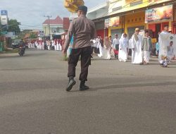Pawai Sambut Tahun Baru Islam, Polsek Ajangale Kerahkan Anggota Laksanakan Pengawalan