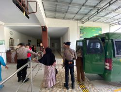 Aipda Adrianto Pimpin Anggota Berikan Pengawalan pada Kegiatan Sidang Tahanan Kejaksaan