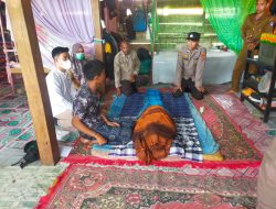 Personel Polsek Awangpone Mendatangi TKP Penemuan Mayat Didusun Tallimpoe Desa Unra