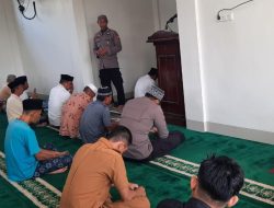 Kanit Bintibsos Satbinmas Polres Bone Bawakan Ceramah di Masjid Dahlan Wellange, Begini Isinya