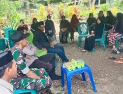 Turut Berduka Cita, Wakapolsek Lamuru Melayat Atas Meninggalnya Seorang Warga Desa Poleonro