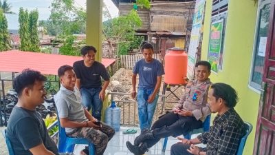 Sambangi Remaja yang Sedang Nongkrong, Bhabinkamtibmas Brigpol Andi Parakkasi Sampaikan Ini