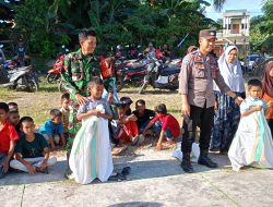 Semarak HUT RI Ke 78, Personel Polsek Awangpone Hadiri Pembukaan Lomba Antar Dusun Sedesa Pacing