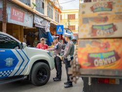 Polantas Bone Sosialisasi Penertiban Kendaraan ODOL kepada Supir Truk