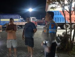 Polsek Maniangpajo Gelar Patroli Blue Light  Antisipasi Gangguan Kamtibmas