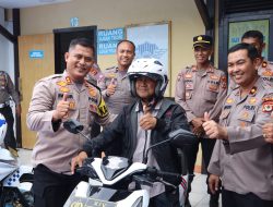 Kapolres Wajo Uji Perdana Lintasan Baru Praktek SIM