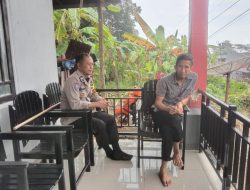 Deteksi Dini Gangguan Kamtibmas, Bhabinkamtibmas Polsek Amali Rutin Sambang Desa
