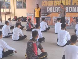 Di Hadapan Calon Siswa Bintara Polri TA 2023 , Kapolres Bone Berikan Arahan Penuh Inspirasi