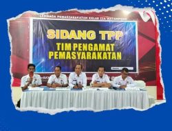 Penuhi Hak WBP, Lapas Watampone Gelar Sidang TPP