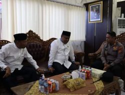 Mengakhiri Masa Jabatannya Bupati dan Wakil Bupati Bone Silaturahmi Dengan Kapolres Bone