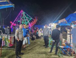 Cegah Terjadinya Aksi Kriminalitas, Personel Polsek Mare Lakukan Pengamanan Pasar Malam