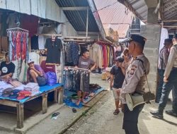Menyapa Warga di Pasar Tokaseng, Polri Beri Imbauan Kamtibmas