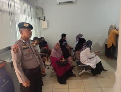Beri Rasa Aman, Personel Samapta Melaksanakan Pengamanan Obvit Bank BRI Cabang Watampone