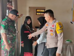 Bhabinkamtibmas dan Babinsa Dampingi Petugas PKM Taretta Laksanakan Posbindu