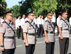 Kapolres Wajo Pimpin Sertijab Wakapolres, Kabag OPS dan Kabag Logistik