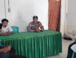 Tengahi Permasalahan Warganya, Bhabinkamtibmas Pertemukan Kedua Belah Pihak