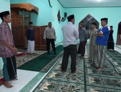 Bhabinkamtibmas Desa Ajangpulu Hadiri Musyawarah Penentuan Arah Kiblat i Masjid Nurul Jihad