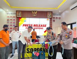 Press Release Kapolres Soppeng Ungkap Tindak Pidana Asusila dan Penyalahgunaan BBM Bersubsidi