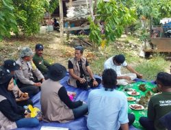Hadiri Pesta Panen Desa Mallinrung, Pak Bhabin: Bersama Wujudkan Kamtibmas Kondusif