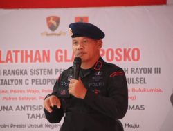 Gelar Latihan Glady Posko Kesiapan PAM Pemilu 2024, Danyon Ichsan; Wujud Upaya Polri Amankan Pemilu