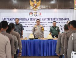 Pimpin Pelaksanaan Lat Pra OPS Mantab Brata Kapolres Wajo Sampaikan ini
