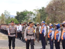 Sambut Tahapan Pemilu 2024 Kapolres Soppeng Pimpin Apel Pasukan OPS Mantab Brata