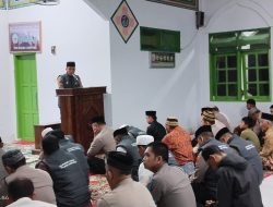 Safari Subuh Kapolres Soppeng Sasar Masjid Taqwa SMAN 4 Soppeng
