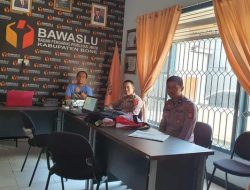 Jelang Pemilu Pengamanan Kantor Bawaslu Bone Di Tingkatkan