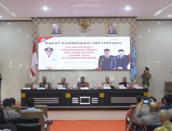Pimpin Rakor Pengamanan Pemilu- Pemilukada 2024 PJ Bupati Bone,Yakin Semua Pihak  Siap Menyukseskan