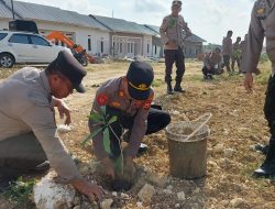 Penghijauan Sejak Dini, Polsek Palakka Polres Bone Gelar Penanaman Pohon Serentak