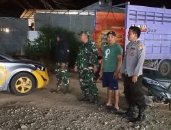 Jaga Situasi Kamtibmas Tetap Kondusif, Polsek dan Koramil Kahu Lakukan Patroli Bersama