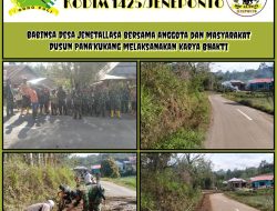 Komsos Danramil 1425-04/Kelara Sinergitas TNi Dengan Masyarakat