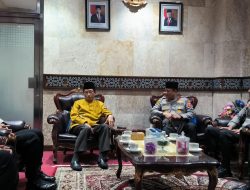 Dikunjungi Kaops NCS, Gus Yahya Nilai Polri Berhasil Jaga Ketentraman Jelang Pemilu