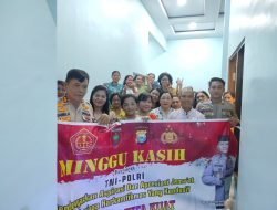 Pererat Silaturrahmi, Polda Sulsel Gelar Minggu Kasih bersama Jemaat Gereja katolik Paroki Maria Rosa Mystica Sudiang