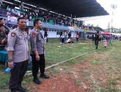 Polsek Tanete Riattang Gelar Pengamanan Ketat di Turnamen Sepak Bola Antar Kecamatan
