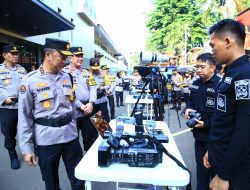 Kadiv Humas Tekankan Beberapa Hal Saat Gelar Apel Kesiapsiagaan Satgas Humas Polri  Pengamanan Nataru