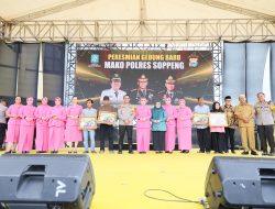 Kapolda Sulawesi Selatan Resmikan Mako Polres Soppeng, Masjid Al-Aqso 2003 Polres Soppeng Serta Gelar Bakti Sosial, Bakti Kesehatan dan Pasar Murah.