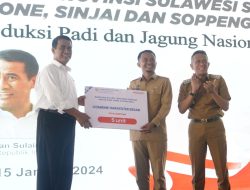 Wujudkan Swasembada Pangan Mentan RI Salurkan Bantuan Bibit Padi Dan Jagung Ke Petani Bone