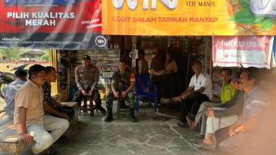 Kompak, Bhabinkamtibmas dan Babinsa di Amali Rutin Sambang Warga