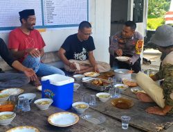 Bripka La Suardi Ajak Warga Kelurahan Apala Jaga Kekompakan Menjelang Pemilu